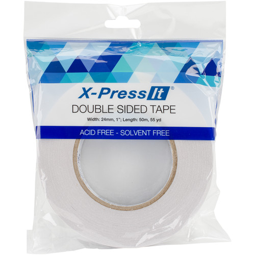 2 Pack - X-Press It Double-Sided Tape 24mm-1"X55yd - DST24 - 93238420054869323842005486