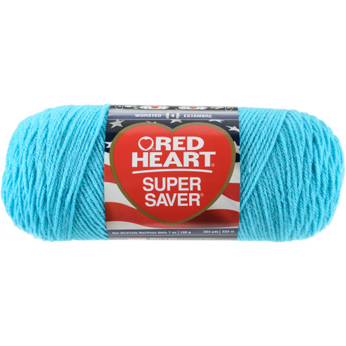 3 Pack - Red Heart Super Saver Yarn-Turqua - E300B-512 - 073650782541