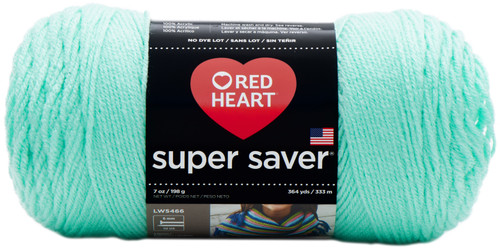 3 Pack - Red Heart Super Saver Yarn-Minty - E300B-520 - 073650013195 3 Pack - Red Heart Super Saver Yarn-Minty - E300B-520 - 073650013195