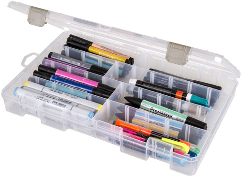 2 Pack ArtBin Solutions Box 4-48 Compartments-14.125"X9"X2" Translucent 5004AB