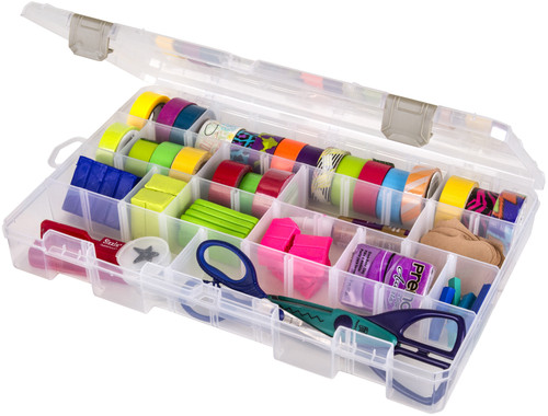 2 Pack ArtBin Solutions Box 4-48 Compartments-14.125"X9"X2" Translucent 5004AB