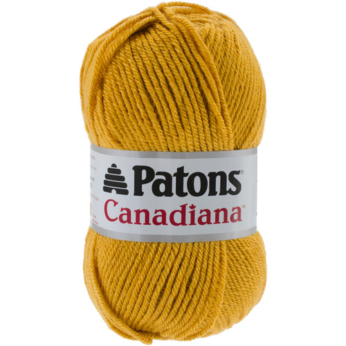 6 Pack - Patons Canadiana Yarn - Solids-Fool's Gold - 244510-10610 - 057355334649