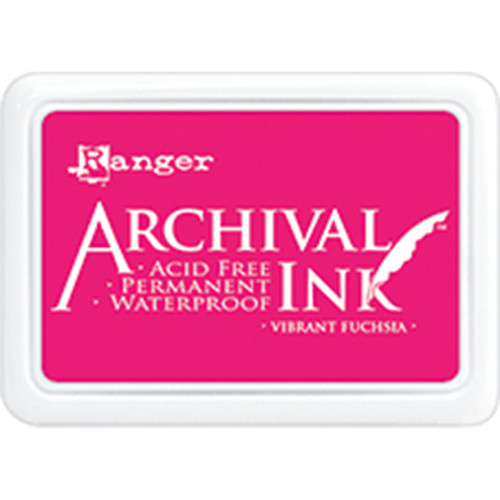 3 Pack - Ranger Archival Ink Pad #0-Vibrant Fuchsia - AIP-52524 - 789541052524