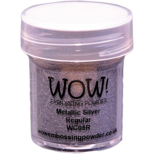 4 Pack WOW! Embossing Powder 15ml-Silver WOW-WC05R - 50602105201515060210520151