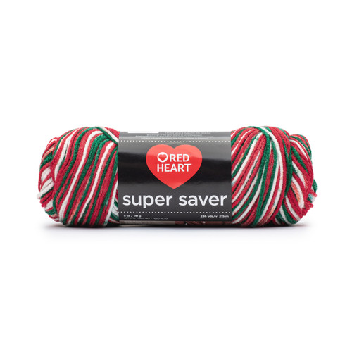 3 Pack - Red Heart Super Saver Yarn-Mistletoe - E300B-979 - 073650816161