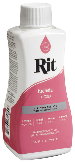 3 Pack Rit Dye Liquid 8oz-Fuchsia 8-88120