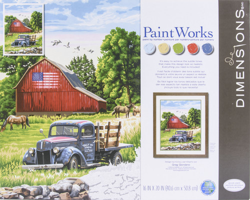 Paint Works Paint By Number Kit 16"X20"-Summer Farm 91733 - 088677917333