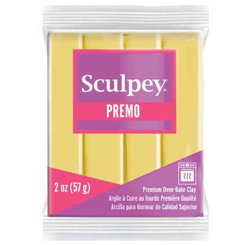 5 Pack - Sculpey Premo Polymer Clay 2oz-Fluorescent Yellow - PE02-5600 5 Pack - Sculpey Premo Polymer Clay 2oz-Fluorescent Yellow - PE02-5600