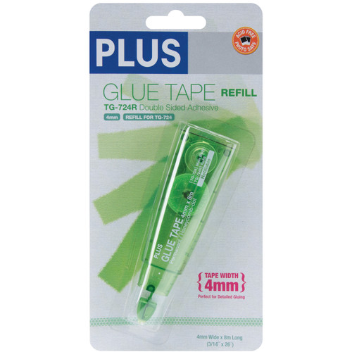5 Pack - Plus Glue Tape Refill-.1875"X26' - 38REFILL-189 - 858060002614 5 Pack - Plus Glue Tape Refill-.1875"X26' - 38REFILL-189 - 858060002614