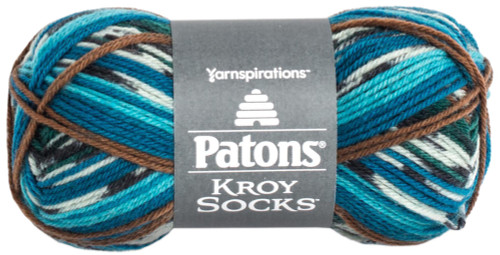 6 Pack - Patons Kroy Socks Yarn-Route 66 Jacquard - 243455-55711 - 057355391543