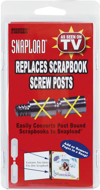 3 Pack - Pioneer Snapload Retrofit Kit-For Post Bound Albums - 2-SL - 023602617155 3 Pack - Pioneer Snapload Retrofit Kit-For Post Bound Albums - 2-SL - 023602617155