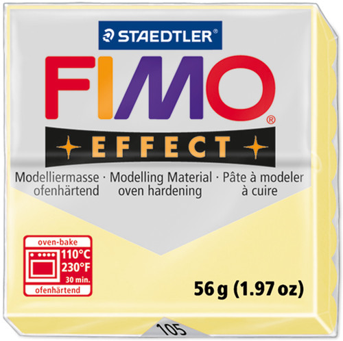 6 Pack Fimo Effect Polymer Clay 2oz-Vanilla EF802-105 - 40066088121264006608812126