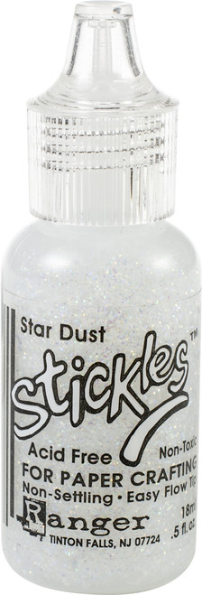 6 Pack Ranger Stickles Glitter Glue .5oz-Star Dust SGG01-20622 - 789541020622