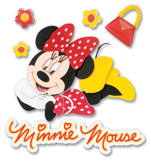 3 Pack Disney Dimensional Stickers-Minnie DJBM019