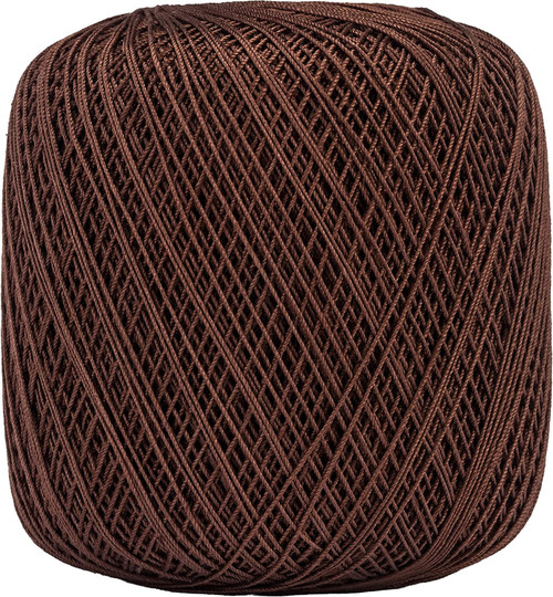 3 Pack - Aunt Lydia's Classic Crochet Thread Size 10-Fudge Brown - 154-131