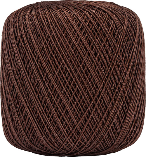 3 Pack Aunt Lydia's Classic Crochet Thread Size 10-Fudge Brown 154-131