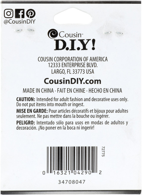 3 Pack - CousinDIY Jewelry Basics Metal Accent 1/Pkg-Heart Scroll - A50026LD-8047 3 Pack - CousinDIY Jewelry Basics Metal Accent 1/Pkg-Heart Scroll - A50026LD-8047