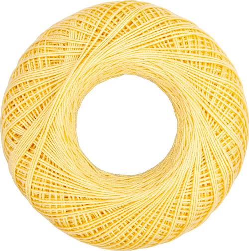 3 Pack Aunt Lydia's Classic Crochet Thread Size 10-Maize 154-423