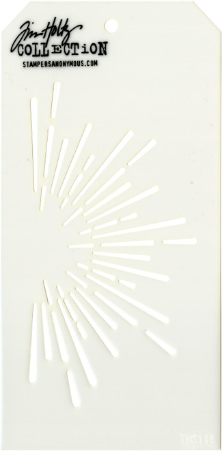 3 Pack Tim Holtz Layered Stencil 4.125"X8.5"-Burst THS-116