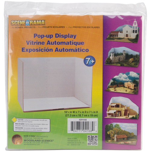 3 Pack SceneARama Pop-Up Display 10.75"X7.375"X7.5"SP4168 - 724771041689