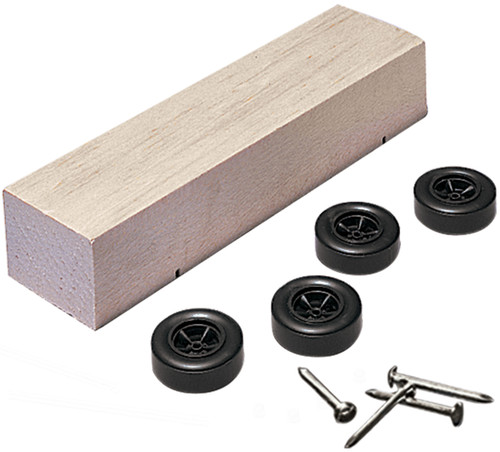 3 Pack - Pine Car Derby Car Kit-Basic - P370