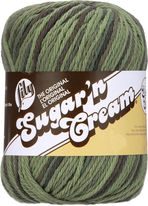 6 Pack Lily Sugar'n Cream Yarn Ombres Super Size-Renegade 102019-19983 - 057355307636
