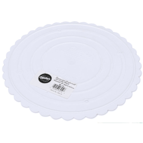 4 Pack Decorator Preferred Separator Plate-10" Scalloped Round -W30210 - 070896030108