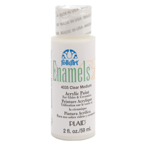 6 Pack - FolkArt Enamel Paint 2oz-Transparent Medium - 40-4035 - 028995040351