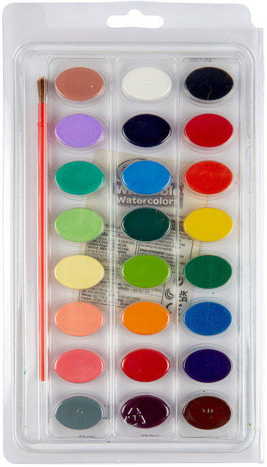 3 Pack Crayola Washable Watercolors-24 colors 53-0524