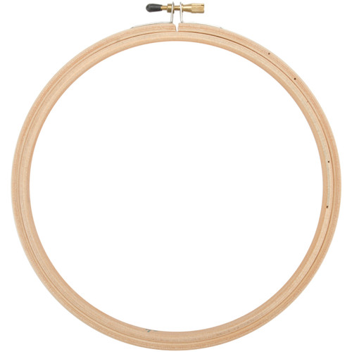 6 Pack - Frank A. Edmunds Wood Embroidery Hoop W/Round Edges 7"-Natural - CNEH-7N - 09195512002510919551200251