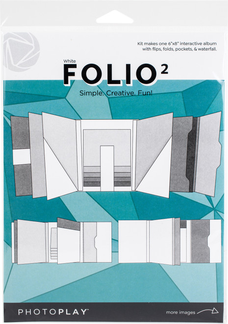Photoplay Folio 2-6"X8" White - PPP2156 - 709388321560
