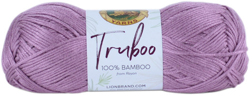 3 Pack - Lion Brand Truboo Yarn-Mauve - 837-145 - 023032033464