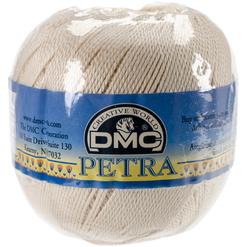 4 Pack DMC/Petra Crochet Cotton Thread Size 3-Ecru 993A3-ECRU - 077540180011