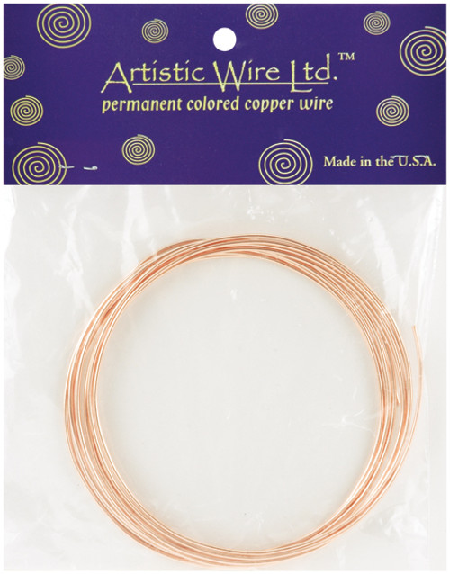 3 Pack Artistic Wire 14 Gauge 10ft-Copper 14BC10 - 656156140031