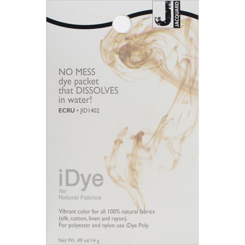 6 Pack - Jacquard iDye Fabric Dye 14g-Ecru - IDYE-402 - 743772022589