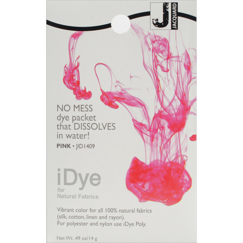 6 Pack - Jacquard iDye Fabric Dye 14g-Pink - IDYE-409 - 743772022657