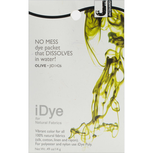 6 Pack - Jacquard iDye Fabric Dye 14g-Olive - IDYE-426 - 743772022824