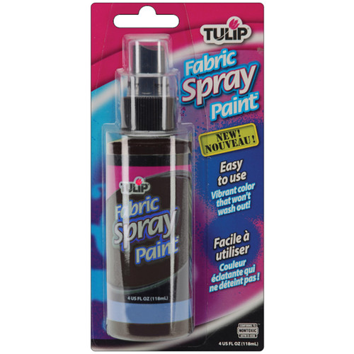 3 Pack - Tulip Fabric Spray Paint 4oz-Asphalt - FSP2-26568 - 017754265685