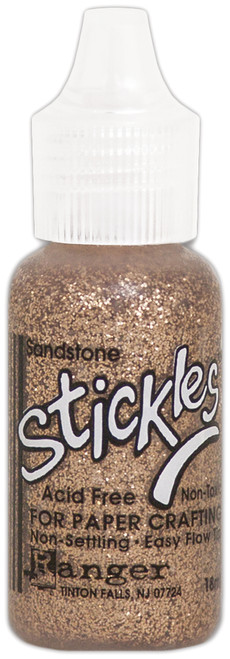 6 Pack Ranger Stickles Glitter Glue .5oz-Sandstone SGG01-59738 - 789541059738