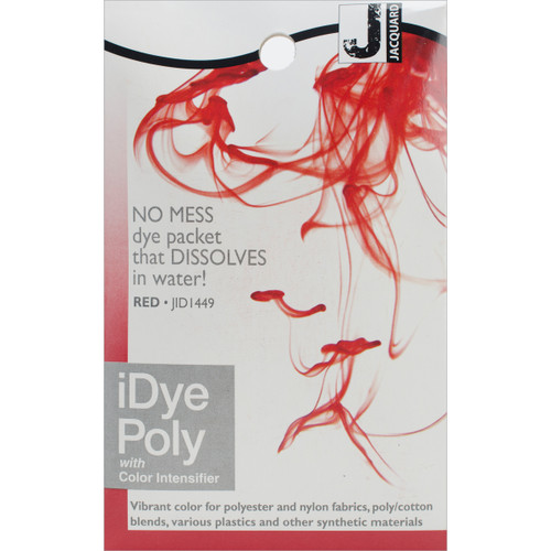 6 Pack Jacquard iDye Poly Fabric Dye 14g-Red IPOLY-449 - 743772022909