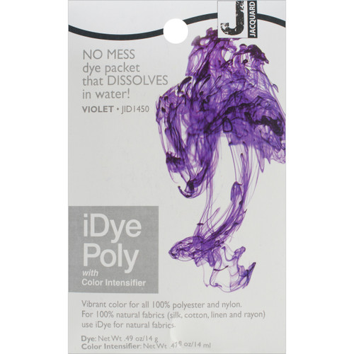 6 Pack - Jacquard iDye Poly Fabric Dye 14g-Violet - IPOLY-450 - 743772022916 6 Pack - Jacquard iDye Poly Fabric Dye 14g-Violet - IPOLY-450 - 743772022916