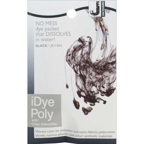 6 Pack Jacquard iDye Poly Fabric Dye 14g-Black IPOLY-454 - 743772022954