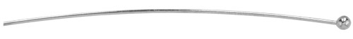 3 Pack - Beadalon Head Pins Ball 2" 24/Pkg-Silver-Plated - 312B-253