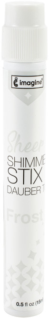 3 Pack Imagine Sheer Shimmer Stix W/Dauber Top .5fl oz-Frost IASTX-003 - 712353800939