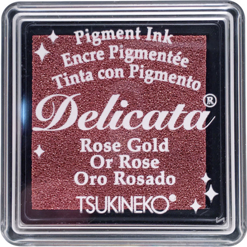 5 Pack - Delicata Small Pigment Ink Pad-Rose Gold - DESML357 - 712353823570