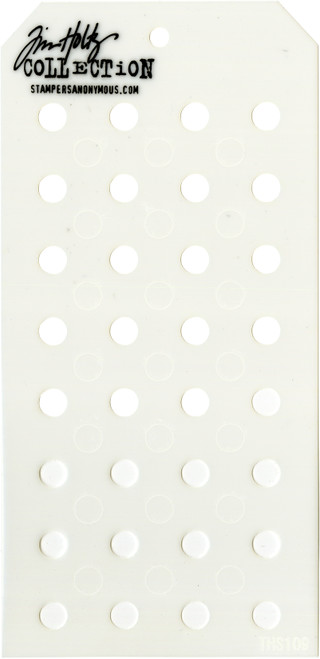 3 Pack - Tim Holtz Layered Stencil 4.125"X8.5"-Shifter Dots - THS-109