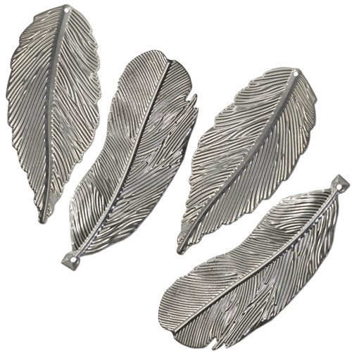 5 Pack - BCI Crafts Salvaged Metal Feathers 4/Pkg-3" - T4FEATH 5 Pack - BCI Crafts Salvaged Metal Feathers 4/Pkg-3" - T4FEATH