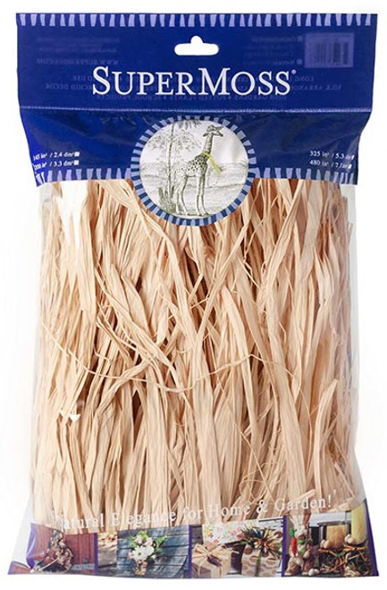 3 Pack SuperMoss Raffia 2oz-Natural 30000 - 759834300007