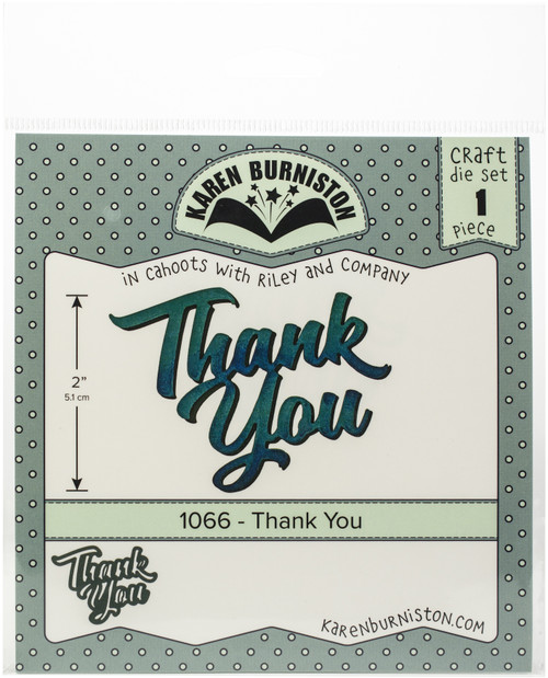 2 Pack - Karen Burniston Dies-Thank You - KBR1066 - 084282632807