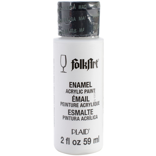 6 Pack - FolkArt Enamel Paint 2oz-Wicker White - 40-4001 - 028995040016